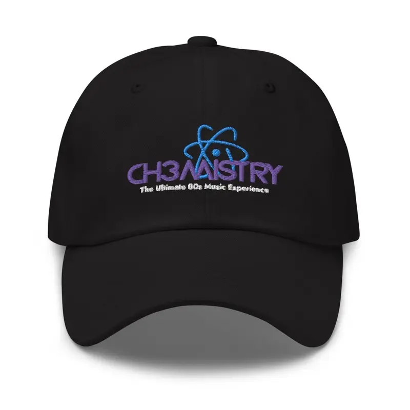 Hat with Logo on front, Atom on back